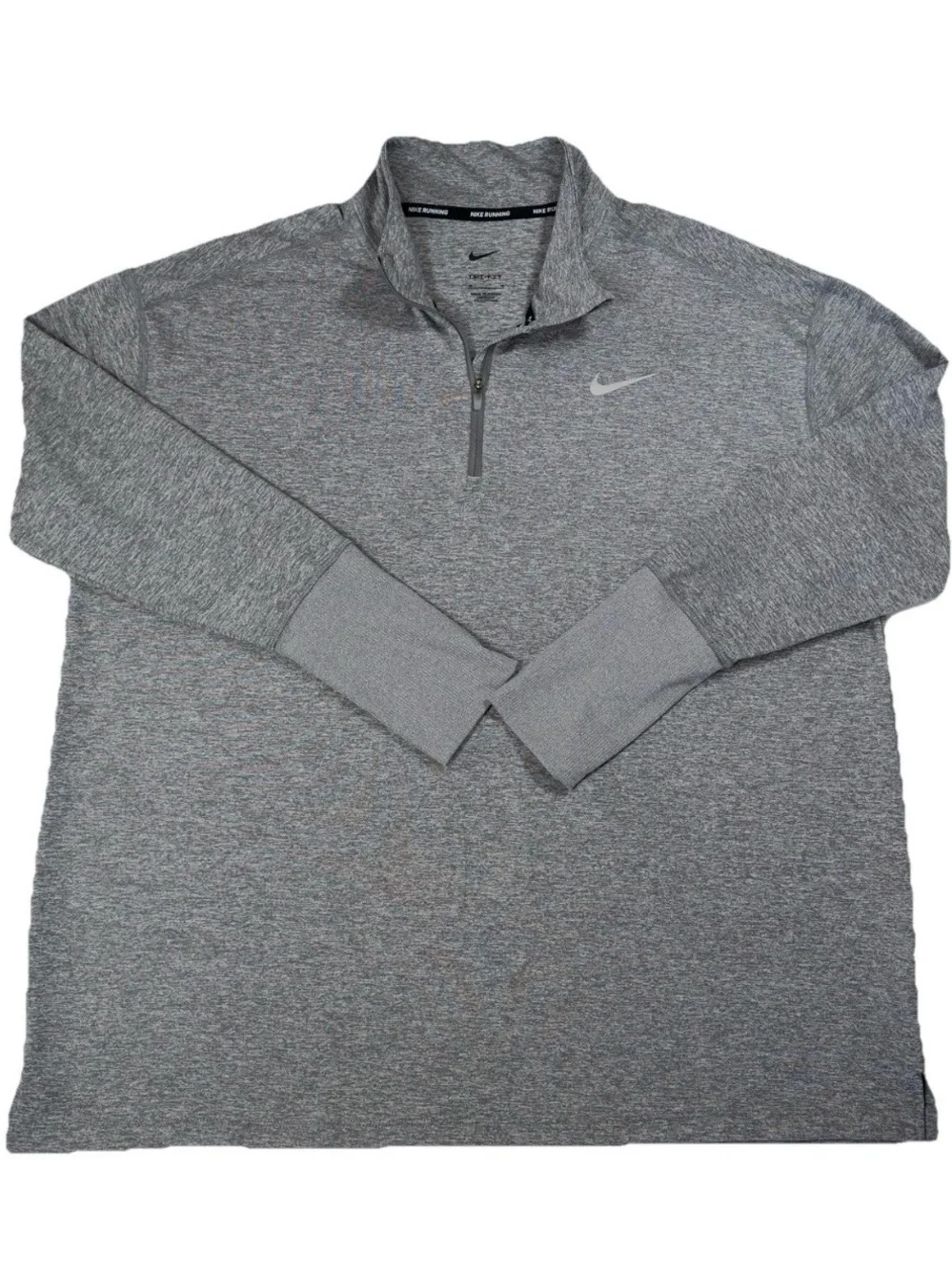 Nike Running Dri-FIT Element 1/2 Zip Top Women's 1X Grey Heather AO8125-036